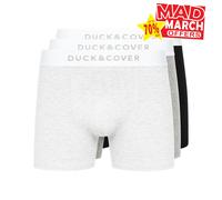 Duck And Cover Sagnet Calzoncillo Bóxer Algodón Boxers 3pk Gris