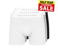 Duck And Cover Sagnet Calzoncillo Bóxer Algodón Boxers 3pk Gris