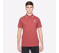 Duck And Cover Sameer Camisa Polo Casual Inteligente Para Hombre Rojo