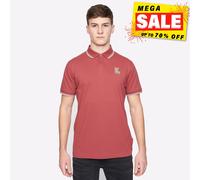 Duck And Cover Sameer Camisa Polo Casual Inteligente Para Hombre Rojo