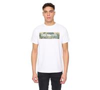 Duck And Cover Wayfirth Camiseta Gráfica Casual Para Hombre Blanca