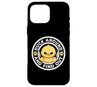 Duck Around and Find out I Love Duck Lover - Pato de Goma Divertido Carcasa para iPhone 16 Pro MAX