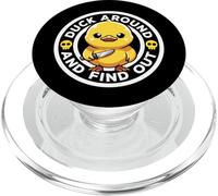 Duck Around and Find out I Love Duck Lover Pato de Goma Divertido PopSockets PopGrip para MagSafe