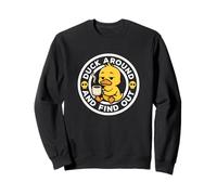 Duck Around and Find out I Love Duck Lover Pato de Goma Divertido Sudadera
