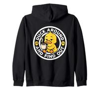 Duck Around and Find out I Love Duck Lover Pato de Goma Divertido Sudadera con Capucha