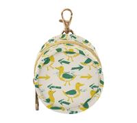 Duck Arrow Butter Yellow Emerald Baby Chupete Case Portable Coin Purse Change Holder Everything Storage Pouch