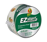 Duck Brand Cinta de embalaje EZ Start: 1.88 in. x 54.6 yds. (Claro)