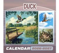 Duck Calendar 2026-2027: 18 Months of The Animal from Sep 2026 to Dec 20257,Square 8.5 x 8.5 Inches Gift For Organizing & Planning