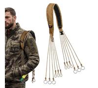 Duck Call Lanyard, Waterfowl Duck Carrier Strap, 60cm Rings Design Hunting Accessories, Adjustable Strap for Turkey, Mallard, Geese, Squirrel, Bird Calls, Outdoor Gear