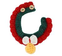 Duck Collar Adjustable | Soft Woolen Knit Comfort Fit | Christmas Holiday Season Birthday Pet Accessory | Goose Chicken Holiday Dress (XS)