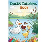 Duck Coloring Book | 50 Page Bird and Animal Art: Relaxing and Fun Duck Coloring Pages for Kids and Adults - 50 Detailed Bird and Animal Illustrations