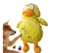 Duck Dog Toy Funny Odor-Free Tear-Resistant - Teeth Cleaning Interactivexue | Interactive Dog Toys for Bath Indoor Home Outdoor Travel | Training Duck Dog Toy Funny Odor-Free Tear-Resistant Teeth