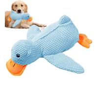 Duck Dog Toy - Peluga chirriante con relleno suave y costuras resistentes, diseñadas para calmar el juego de entrenamiento | razas grandes de dientes grandes de tamaño pequeño, enriquecimiento