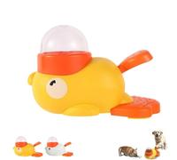 Duck Dog Treat Dispenser, 2 in 1 Duck Cat Treat Dispenser, Anti-Gulping Bowl for Dogs & Cats, Durable Yellow Pet Food Dispenser (Yellow 1 PCS)