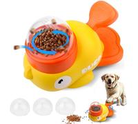 Duck Dog Treat Dispenser, Dog Treat Dispenser Toy Interactive, Juguete de alimentación Lenta, para Perros Pequeños y Medianos, Enriquece el Tiempo de Comida y Entretenimiento de tu Perro Pelota Perro