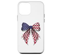 Duck Duckling Ducky 4 de julio bandera estadounidense patriótica Carcasa para iPhone 12 mini