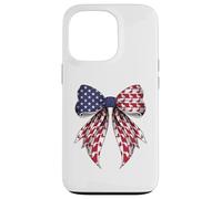 Duck Duckling Ducky 4 de julio bandera estadounidense patriótica Carcasa para iPhone 13 Pro