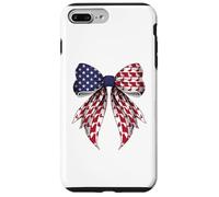 Duck Duckling Ducky 4 de julio bandera estadounidense patriótica Carcasa para iPhone 7 Plus/8 Plus