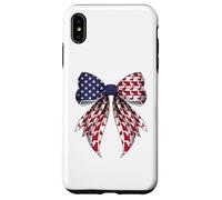 Duck Duckling Ducky 4 de julio bandera estadounidense patriótica Carcasa para iPhone XS Max