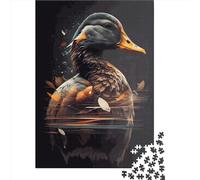 Duck Exposure Art Puzzle Imposible,desafío for Adults Entretenimiento Creativo 1000 Piezas Obra De Arte De Juego De para Adultos Y Niños Mayores De 12 Años 1000pcs (75x50cm)