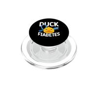 Duck Fiabetes Tipo 1 Mes de Concientización sobre la Diabetes T1D Diabético PopSockets PopGrip para MagSafe