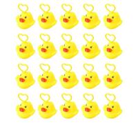 Duck Fishing Toy - 7x6cm/2.76x2.36 Inches Rubber Duck | Stocking Stuffers,Game For Children Boys Girls Sensory Development Party 200g ABS Ideal For Outdoor Parties and Fun Carnival Games