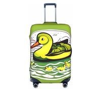 Duck Flock - Funda lavable para equipaje de 18 a 32 pulgadas, resistente a los arañazos, Blanco, XL