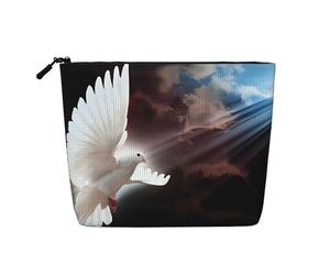 Duck Fly Upon River - Neceser de una sola capa para mujer, con estampado de río en el río, adecuado para almacenamiento diario, viajes y viajes de negocios., Dove Sun Art, Talla única