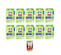 Duck Fresh Discs Lime 1 applicatore + 6 dischi di gel, 1 aplicador + 6 discos de gel de inodoro (10 unidades) + polpa italiana gourmet 400 gr