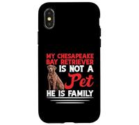 Duck Hunter Dog Dueño Familia Chesapeake Bay Retriever Carcasa para iPhone X/XS