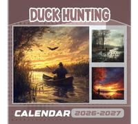 Duck Hunting Calendar 2026-2027: 18 Months of The Animal from Sep 2026 to Dec 20257,Square 8.5 x 8.5 Inches Gift For Organizing & Planning