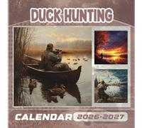 Duck Hunting Calendar 2026-2027: 18 Months of The Animal from Sep 2026 to Dec 20257,Square 8.5 x 8.5 Inches Gift For Organizing & Planning