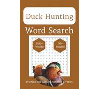 Duck Hunting Word Search Puzzle Book: Word Search Puzzles with Easy to Read Print about Ducks, Duck Hunting and Game Fowl [6x9 inches, 110 pages, 50+ ... Gift for Vacations, Holidays and Relaxation