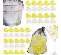 Duck Ice Cubes - Reusable Whiskey Stones, Cold bar ware Ornament | Ice Stone for Party Bar Home Kitchen Picnic Camping Backyard Restaurant Cafe