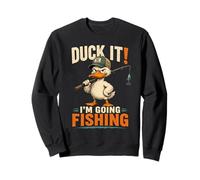 Duck It I'm Going Pesca Pescador de Fin de Semana Sudadera