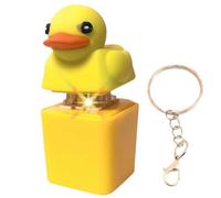 Duck Keyboard Keychain - Quacking Clicker Fidget Toy, Cute Duck Button Stress Reliever for Sensory Play and Focus, Portable Keychain Gadget for Kids and Adults, Fun Desk Toy for Attention & Calm Any