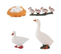 Duck Life Cycle Toys - Figuras de juguete | Figura de pato de PVC para niños, interior y exterior, jardín, escritorio, decorativo, actividad cognitiva, terrazas, césped, jardines, terrazas, plantas en