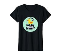Duck Life: ¿Tienes Uvas? Divertido Meme Humor para los Amantes de los Patos Camiseta, Mujer, Negro, S