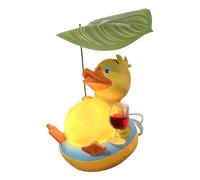 Duck Light - Resin Warm Dimmable LED Resin Lamp, Soft Glow Illumination, Cute Kids Desk Decor, Energy Saving Design | Nursery Nightlight Decorations Fireplace Living Room Study Table Home Dorm
