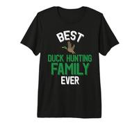 Duck Lover La Mejor Familia de Caza de Patos Camiseta Premium