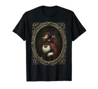 Duck Lover Vampiro Drácula Retrato Fantasía gótica Camiseta