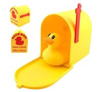 Duck Magnet, Mailbox Flag Decor, 3.23x2.87x3.82 Inches, Cruising Funny Locker Sticker, Magnetic Accessory for Urban, Rural, Residential, Fridge Apartment, Housewarming Gift and Mail Carriers