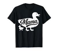 Duck Mom Art for Mom Mother Duckling Ducky Farmer Duck Mom Camiseta gráfica económica, Hombre, Negro, S