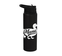 Duck Mom Art for Mom Mother Duckling Ducky Farmer Duck Mom Stainless Steel Insulated Water Bottle