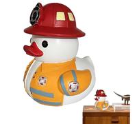 Duck Money Bank, Colorful Shelf Decorations, Resin Indoor Home Decor, 5,51 x 5,51 x 6,3 pulgadas Funny Duck Statue for Living Room, Bedroom and Coin Storage Display