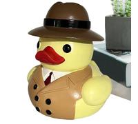 Duck Money Bank, Colorful Shelf Decorations, Resin Indoor Home Decor, 5,51 x 5,51 x 6,3 pulgadas Funny Duck Statue for Living Room, Bedroom and Coin Storage Display