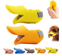 Duck Muzzle for Dogs, Duck Muzzle, Dog Muzzles to Prevent Biting Chewing Barking, Cute Duckbill with Adjustable Muzzle Small and Medium Dog Muzzle(F,S)