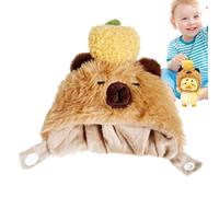 Duck Plush Hat, Cartoon Plush Doll Head Cover, Soft Dress-Up Head Clothes, Cómodo Headgear For Toy Accessories, Ensures Comfortable Wear While The Bright Colors Enhance Your Doll's Cuteness