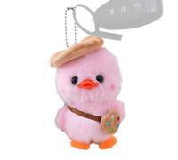 Duck Plush Toy - Cute Bag Charm Keychain Doll | Colgante de animales de | Suave colgante de animales, accesorio de clip en el bolso, decoración estética, para llaves de mochila y regalo