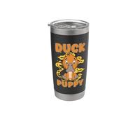 Duck Puppy Australian Wildlife Duck Billed Animals Ornitorrinco Vaso térmico de acero inoxidable de doble pared